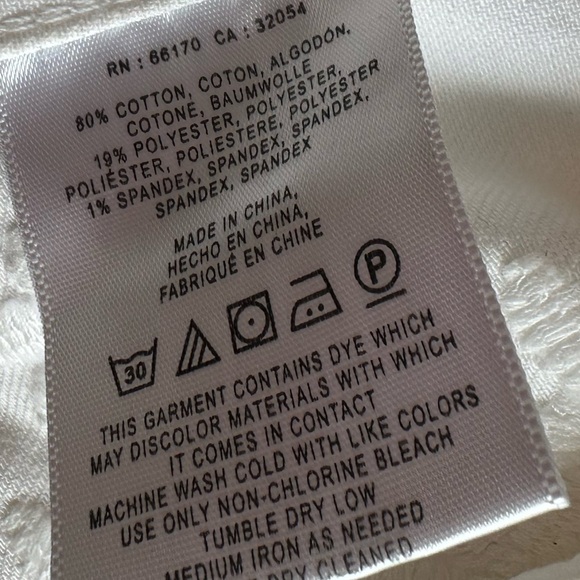 Anthropologie White Embroidered Jacket - Picture 3 of 6